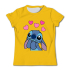 stitch t-shirt - geel (model 2)